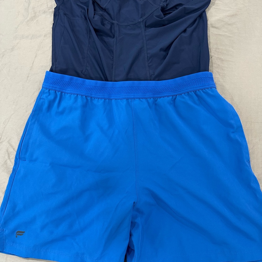 Fabletics Electric Blue 2-in-1 Shorts - Picture 5 of 5